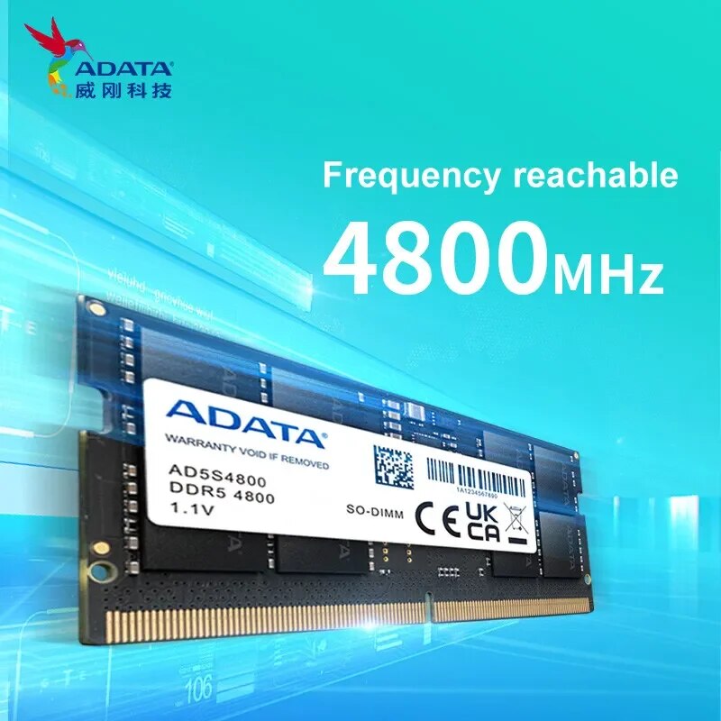 ADATA DDR5 ޸, 262    ECC Ʈ ޸, SODIMM RAM, 16GB, 32GB, 4800MHz, 5600MHz